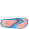 Image of malibu flip flops in blue and pink